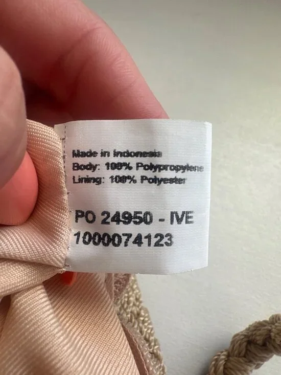 The Sak Purse Beige Multicolor Ribbons Riviera Shoulder Bag Beachy Boho Summer - Picture 9 of 16